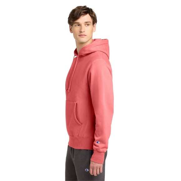 Champion Reverse Weave Garment-Dyed Hooded Sweatshirt Large - Picture 2 of 9